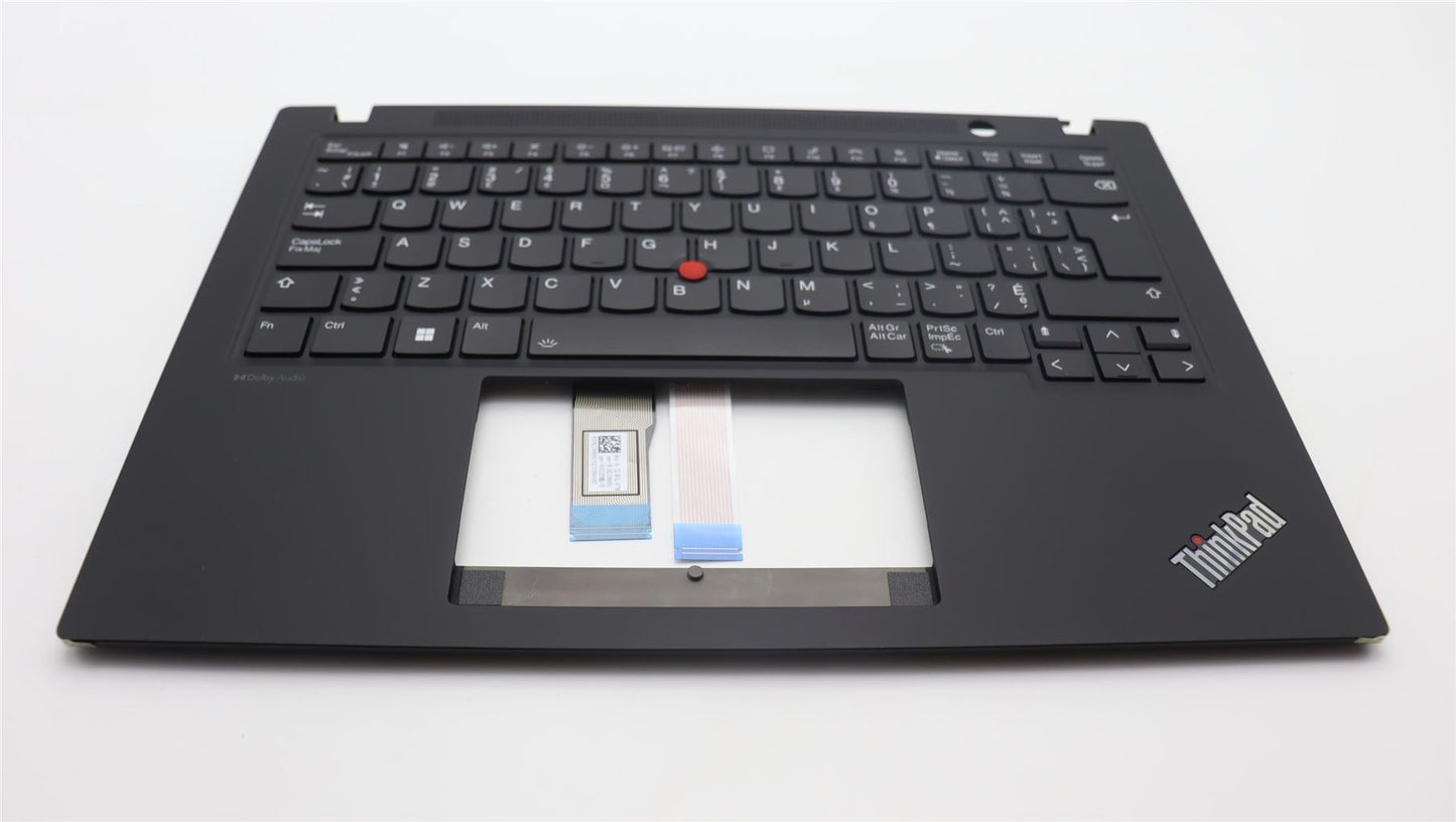 Lenovo ThinkPad T14s Gen 4 Keyboard Palmrest Top Cover Black Backlit 5M11L92848