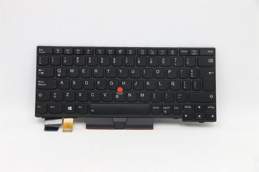 Lenovo ThinkPad L13 2 X13 Keyboard Spanish Black Backlit 5N20V43184