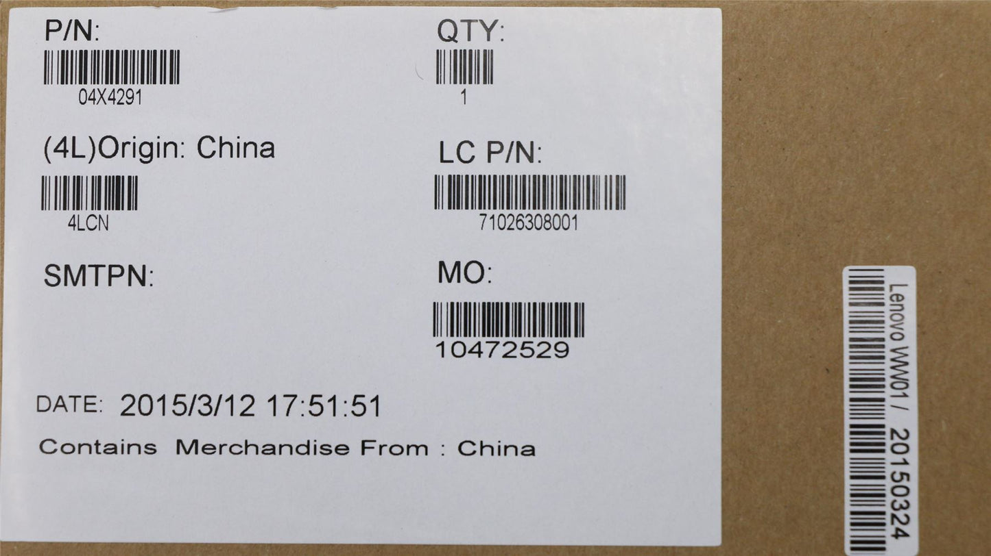 Lenovo SCREW FRU Screw Kit for E531_E540 04X4291