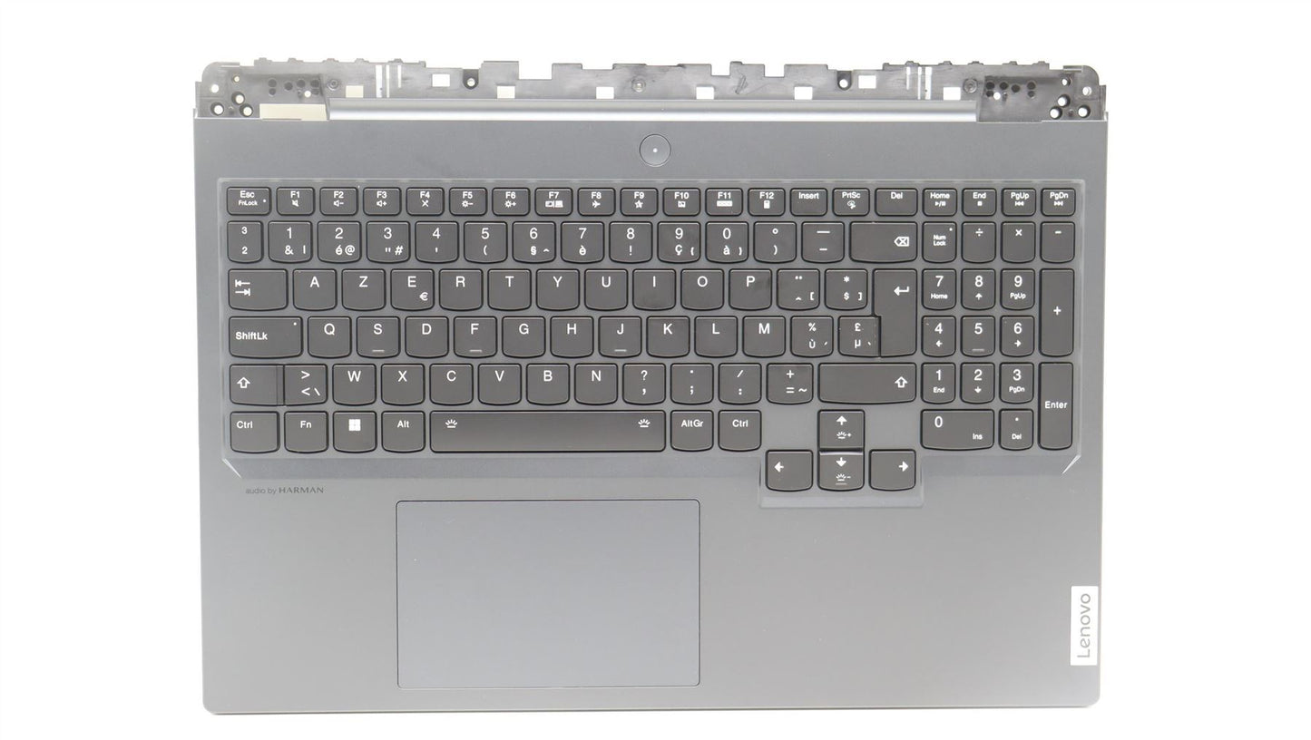 Lenovo Legion 7 16IRX8H Palmrest Cover Touchpad Keyboard Belgian Grey 5CB1L09897