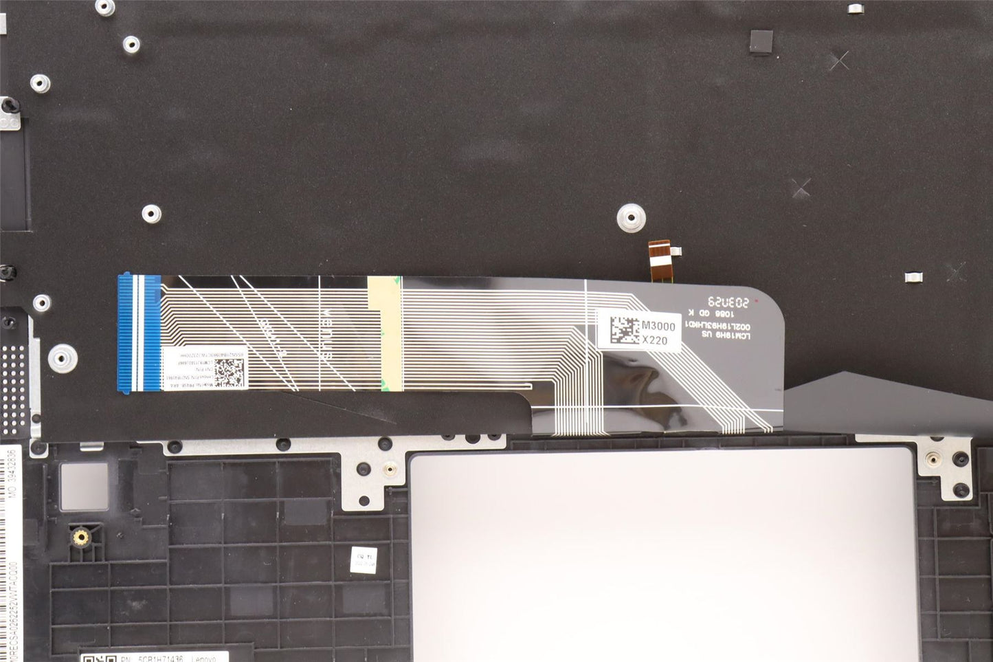 Lenovo IdeaPad 5 14ALC7 Keyboard Palmrest Top Cover Arabic Slate Grey 5CB1H71436