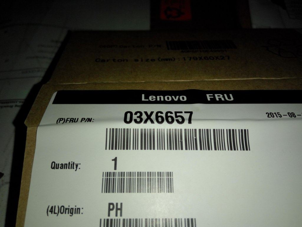 Lenovo 03X6657 MEMORY 8GB D3L S HMT41GS6DFR8A-PB
