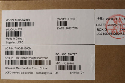 Lenovo Yoga 7 14IAL7 Keyboard Palmrest Top Cover UK Black 5CB1J02480