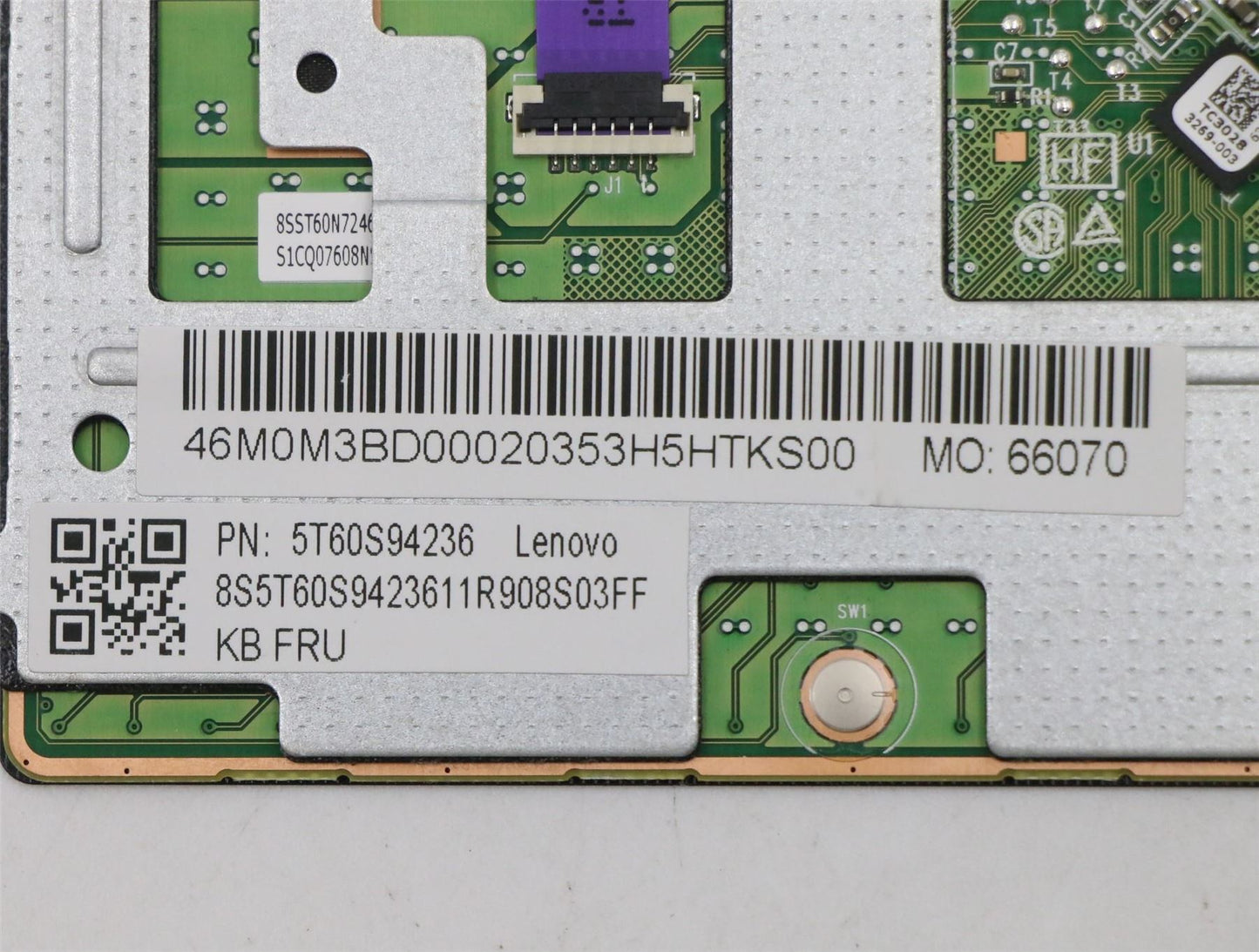 Lenovo IdeaPad 1-11ADA05 Touchpad Trackpad PCB Board Silver 5T60S94236