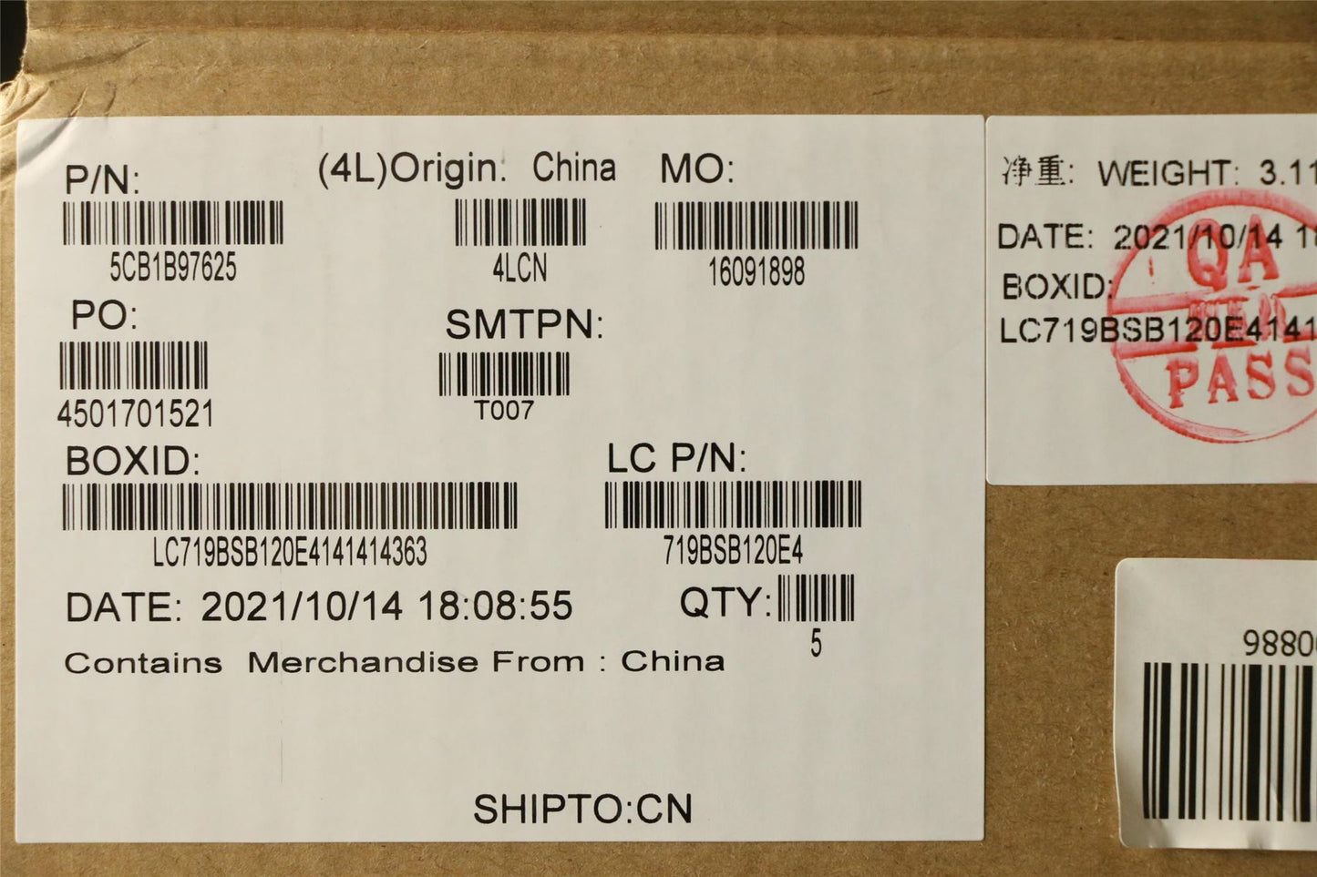 Lenovo Upper Case ASM_GER L82H7 AB FP BLD 5CB1B97625