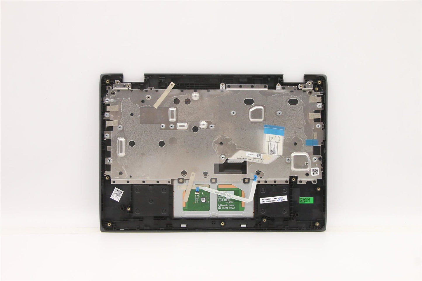 Lenovo 100e 2nd Gen Palmrest Cover Touchpad Keyboard Nordic Black 5CB1E09643