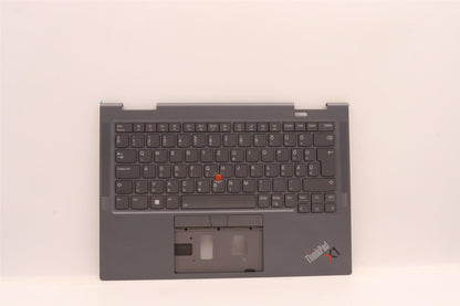 Lenovo ThinkPad X1 6th Gen Keyboard Palmrest Top Cover Hungarian Grey 5M11C41002