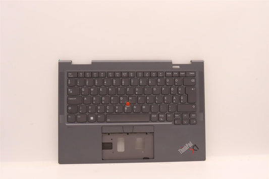 Lenovo ThinkPad X1 6th Gen Keyboard Palmrest Top Cover Hungarian Grey 5M11C41002