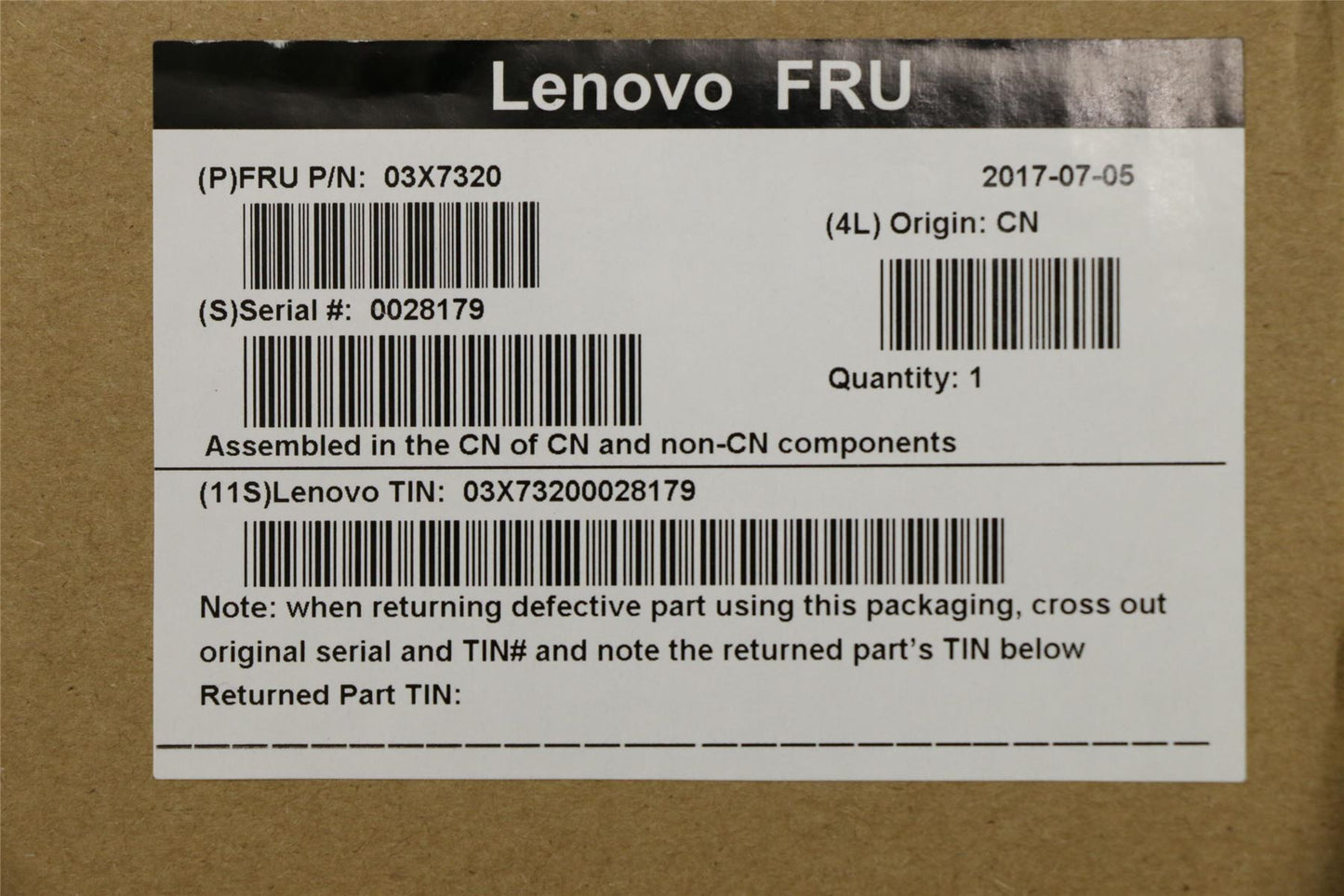 Lenovo ThinkStation P500 P700 P300 P310 P410 USB Wired Keyboard US Black 03X7320
