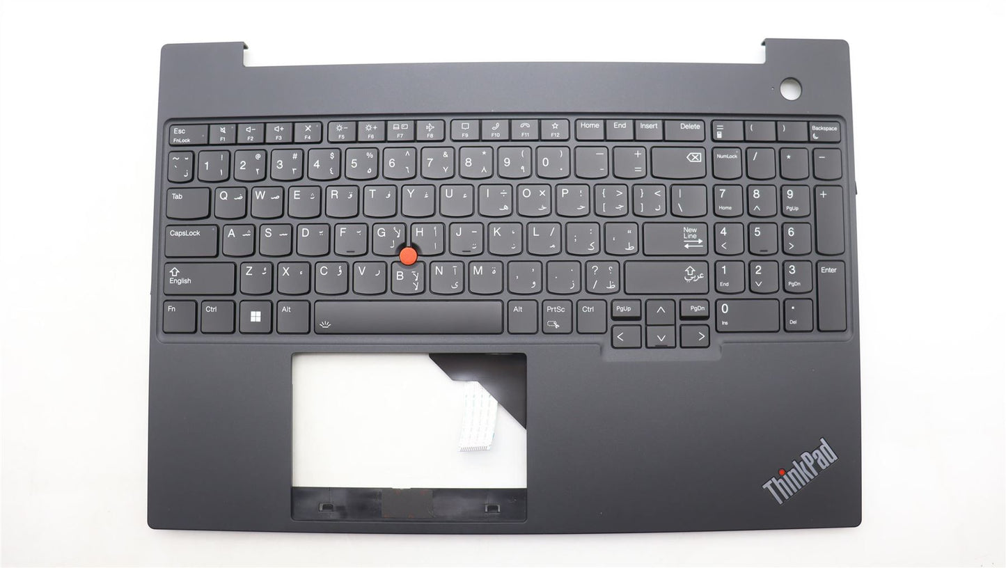 Lenovo ThinkPad E16 Gen 1 Keyboard Palmrest Top Cover Russian Black 5M11L65178