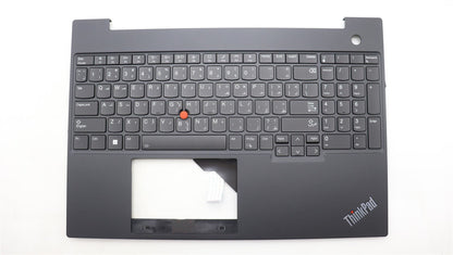 Lenovo ThinkPad E16 Gen 1 Keyboard Palmrest Top Cover Russian Black 5M11L65178