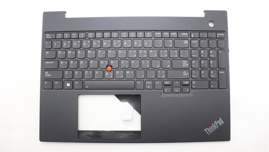 Lenovo ThinkPad E16 Gen 1 Keyboard Palmrest Top Cover Russian Black 5M11L65178