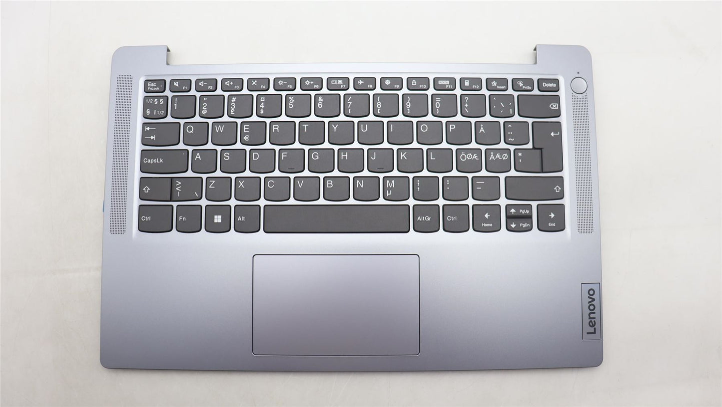 Lenovo IdeaPad 3 14IAH8 Palmrest Cover Touchpad Keyboard Nordic 5CB1M46413