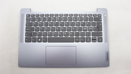 Lenovo IdeaPad 3 14IAH8 Palmrest Cover Touchpad Keyboard Nordic 5CB1M46413