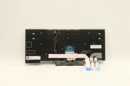 Lenovo ThinkPad T14 Gen 2 P14s Gen 2 Keyboard Belgian Black Backlit 5N21B08346