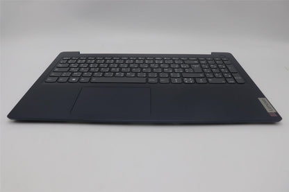 Lenovo IdeaPad 3 15IAU7 Palmrest Cover Touchpad Keyboard Abyss Blue 5CB1H78207