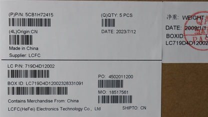 Lenovo Upper Case ASM_ITA L82RM AB_FP 5CB1H72415