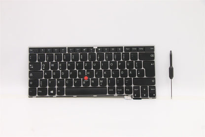 Lenovo ThinkPad T470s Keyboard German Silver 01ER799