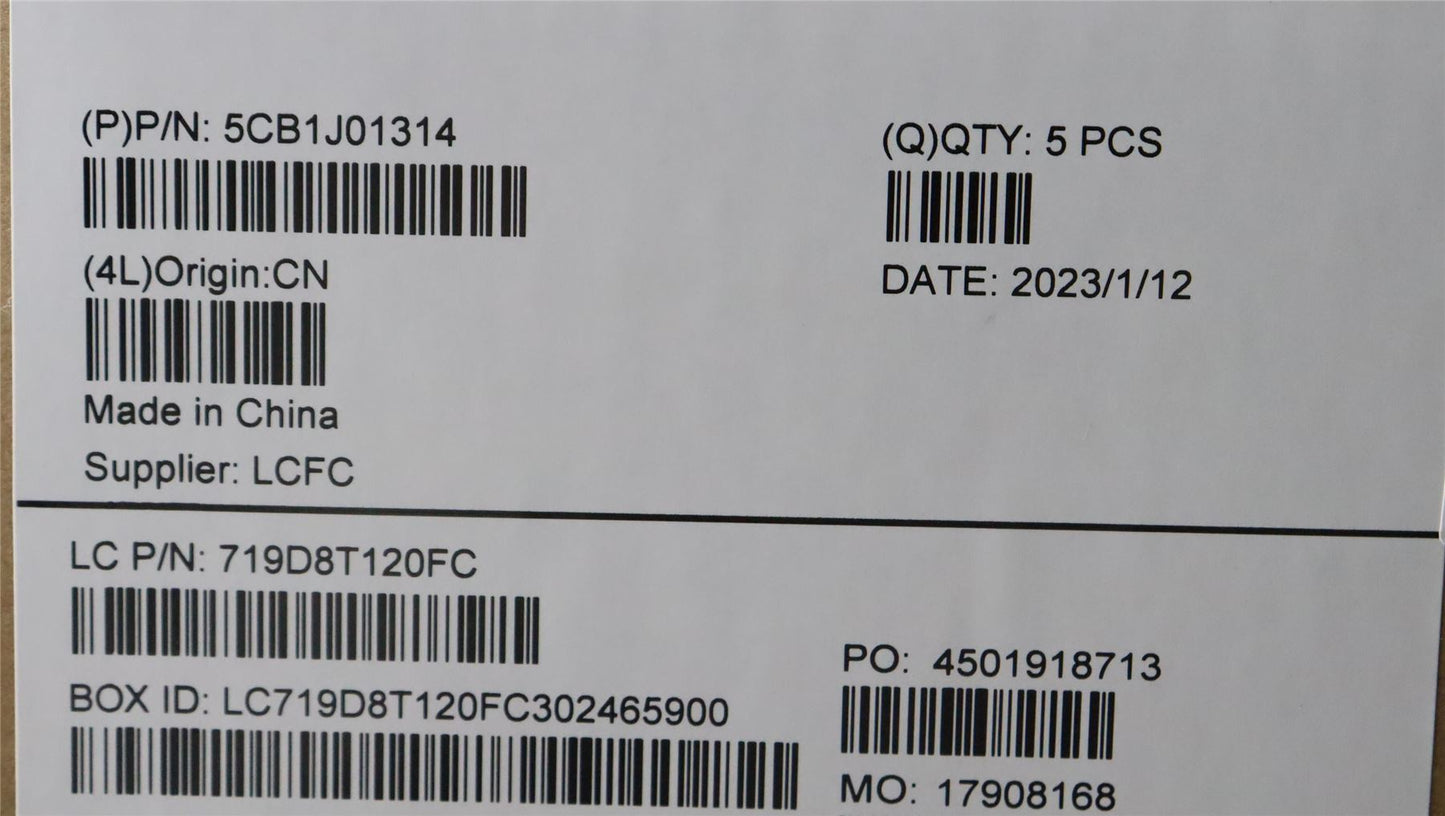 Lenovo Upper Case ASM_ITAL82SFNF_AB_NB_PC 5CB1J01314