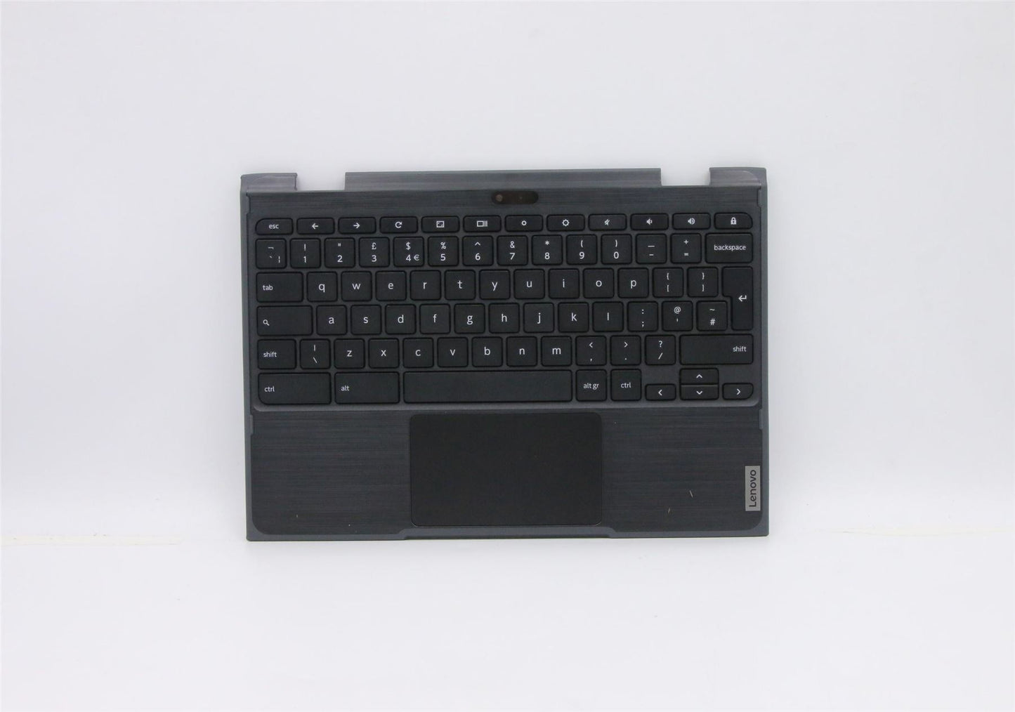 Lenovo Chromebook 300e 2nd AST Keyboard Palmrest Top Cover UK Black 5CB0Z21531