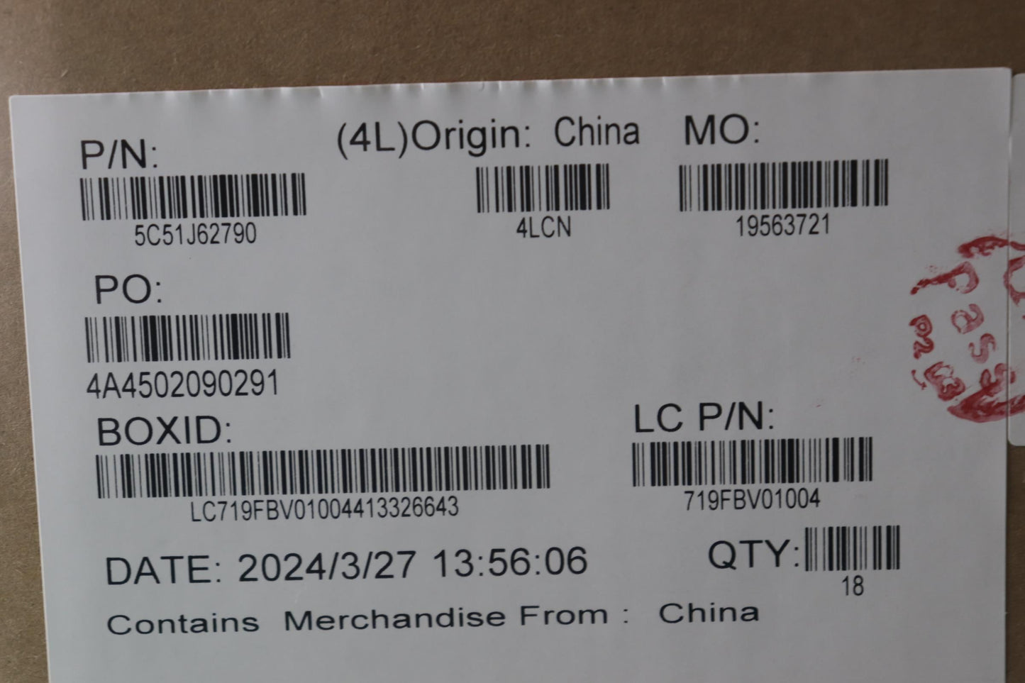 Lenovo CARDPOP FRU PCBA IO/B NSF861 LE620 W/FPR Fingerprint FPR I/O Board 5C51J62790