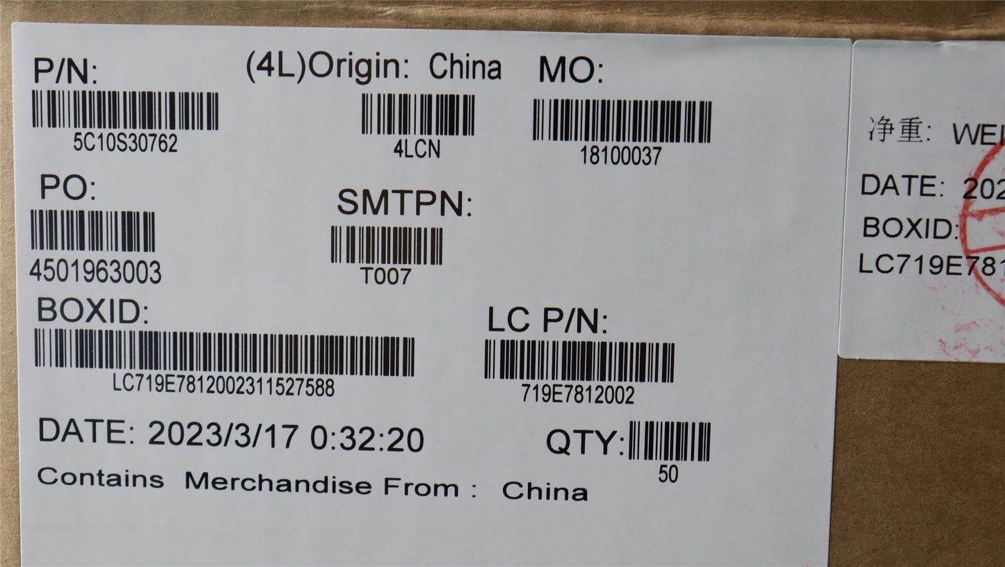 Lenovo Cable L 83BU Camera LUXSHARE 5C10S30762