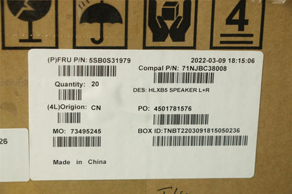 Lenovo ThinkBook 15 G4 IAP 15 G4 ABA 15 G5 IRL Speaker Speakers 5SB0S31979