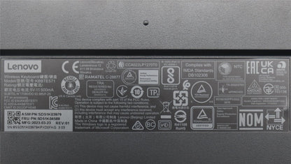 Lenovo Ultraslim KB Gen II-US 5D51K04588