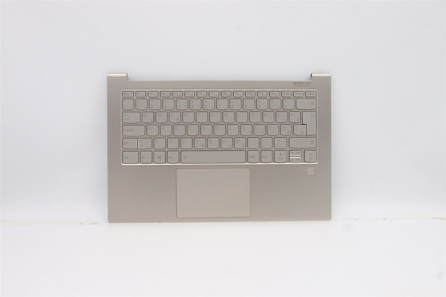 Lenovo Yoga C940-14IIL Keyboard Palmrest Top Cover Slovenian Silver 5CB0U44263