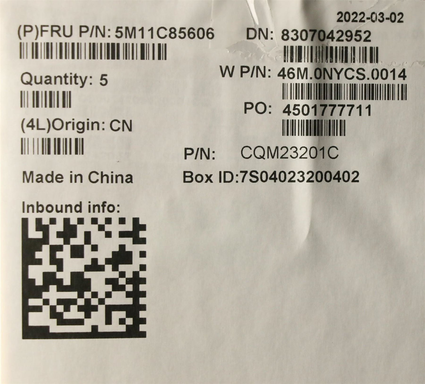 Lenovo MECH_ASM FRASMKB NOR CcCp BK NWW NWL Ch 5M11C85606