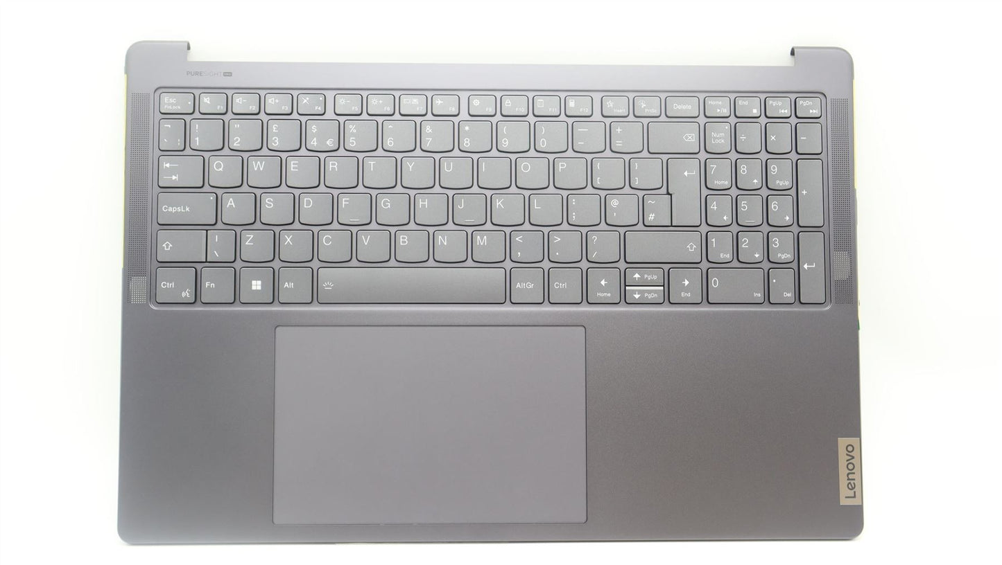 Lenovo Yoga 9 16IRP8 Palmrest Cover Touchpad Keyboard UK Storm Grey 5CB1L55139