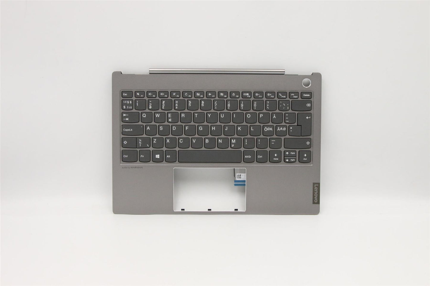 Lenovo ThinkBook 13s-IWL Tastatur-Handballenauflage, obere Abdeckung, nordisches Grau, 5CB0U43260