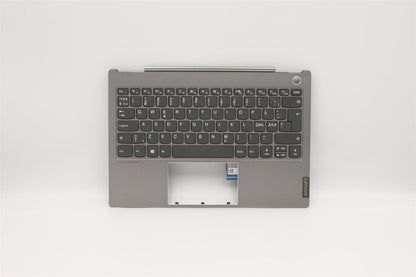 Lenovo ThinkBook 13s-IWL Tastatur-Handballenauflage, obere Abdeckung, nordisches Grau, 5CB0U43260
