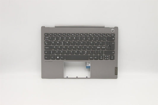 Lenovo ThinkBook 13s-IWL Tastatur-Handballenauflage, obere Abdeckung, nordisches Grau, 5CB0U43260
