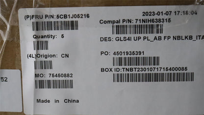 Lenovo UpperCaseASM_ITA C82SD PLAB FPNBL 5CB1J05216