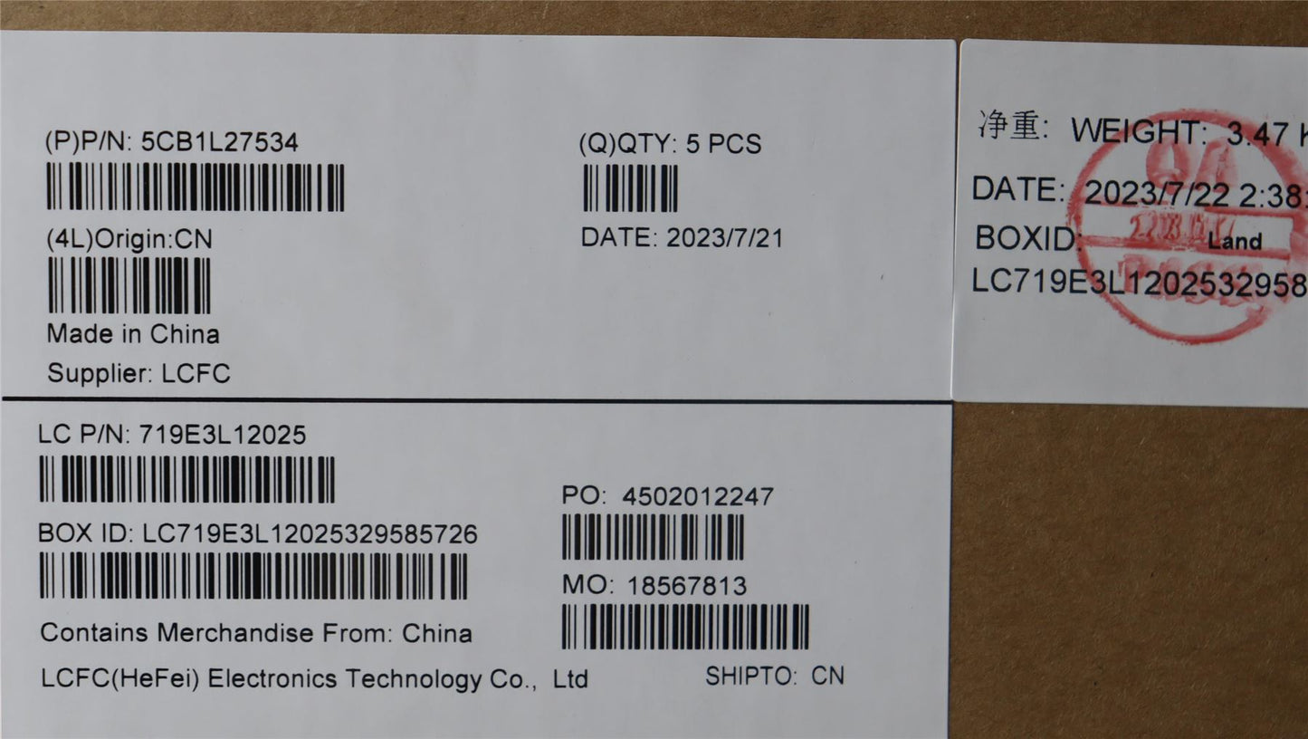 Lenovo IdeaPad 3 15AMN8 Palmrest Cover Touchpad Keyboard Italian 5CB1L27534