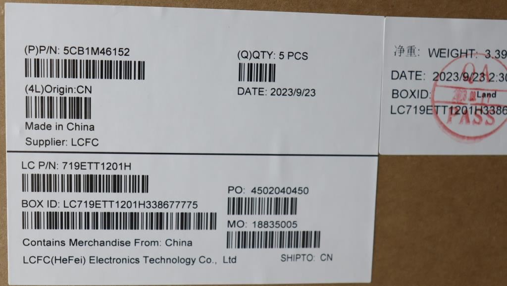 Lenovo COVER Upper Case ASM_FRA L 83ESNFPABNBL 5CB1M46152