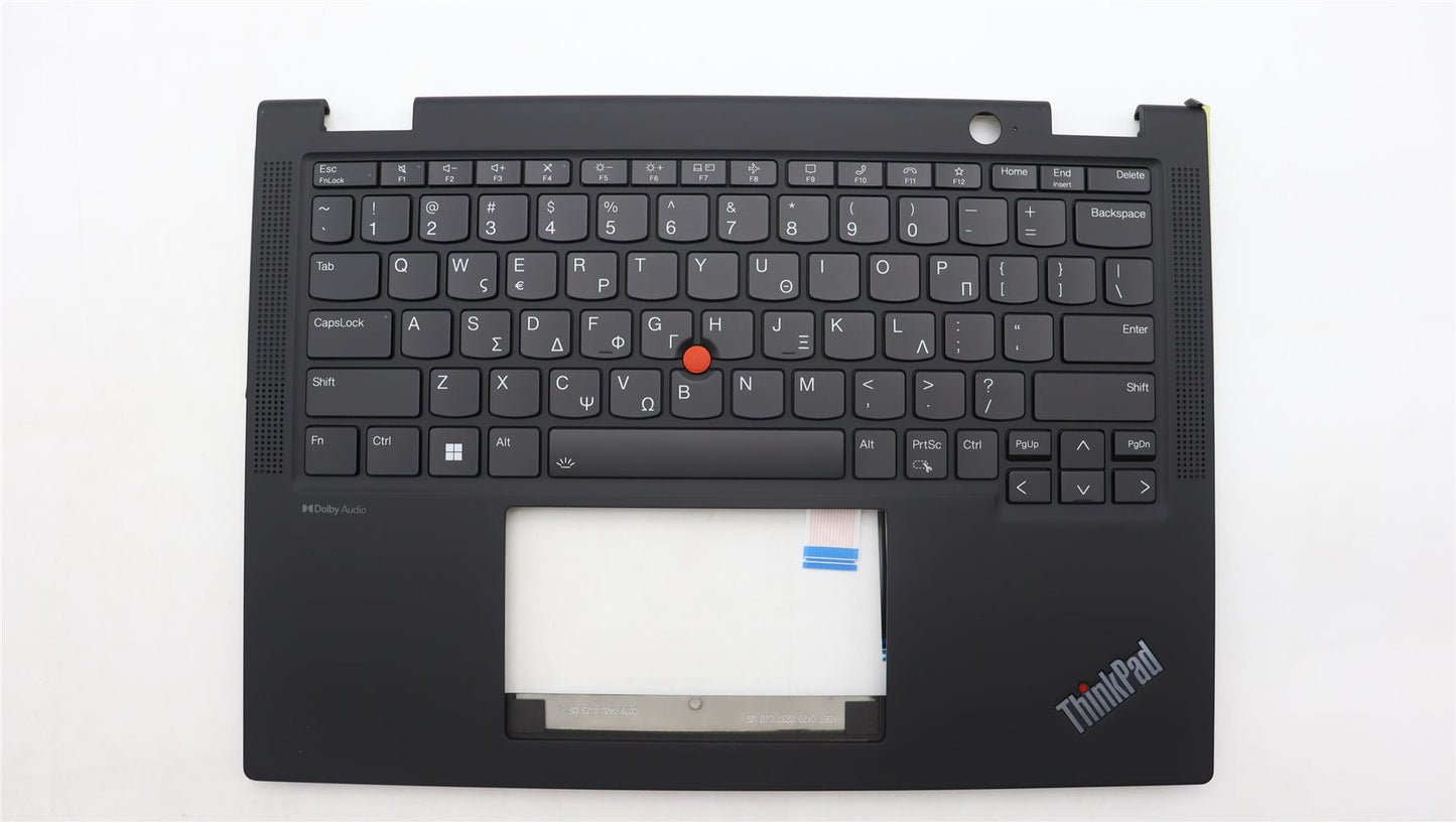 Lenovo ThinkPad X13 Gen 4 Keyboard Palmrest Top Cover Greek Black 5M11L64231