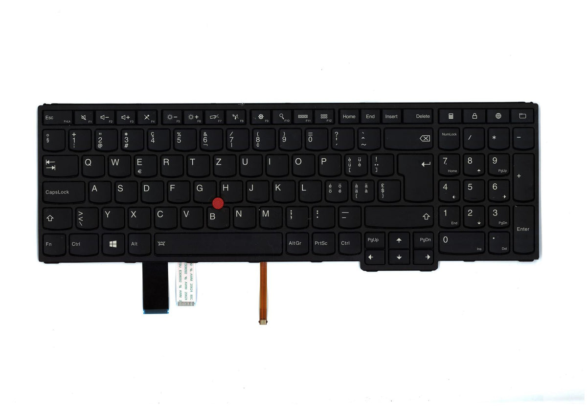 Genuine Lenovo ThinkPad Yoga 15 Keyboard Swiss Black Backlit 00HN292 00HW677