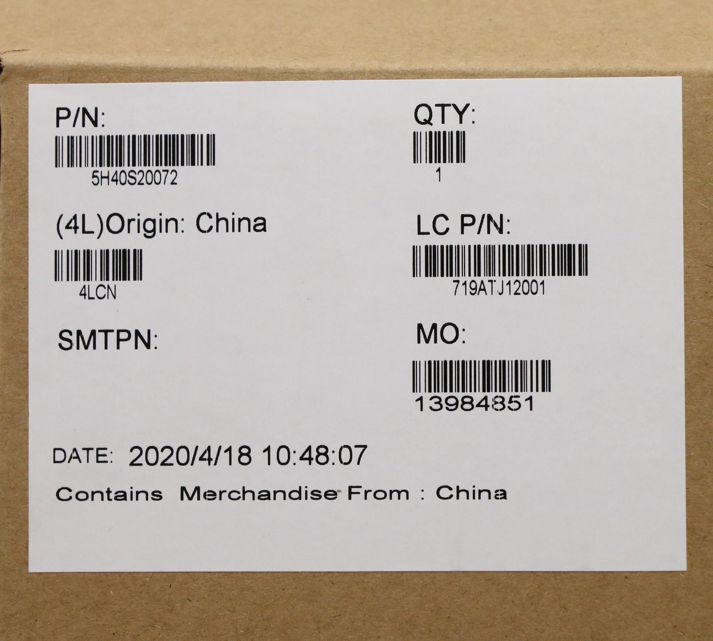Lenovo Legion 5P-15IMH05H Thermal Heatsink Cooling Fan 5H40S20072