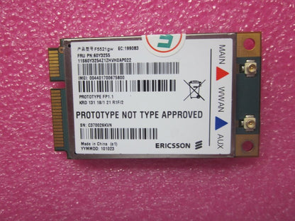 Lenovo FRU F5521 WWAN Board 60Y3255