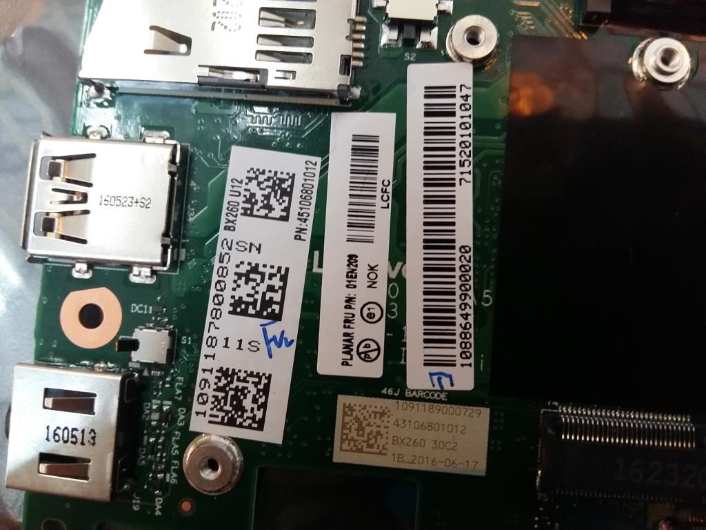 Lenovo ThinkPad X260 Motherboard Mainboard 01YT055