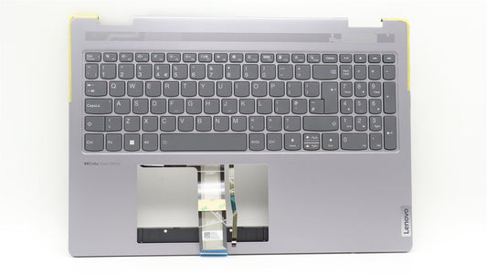 Lenovo Yoga 7 16ARP8 Palmrest Cover Keyboard UK Europe Grey 5CB1L50424