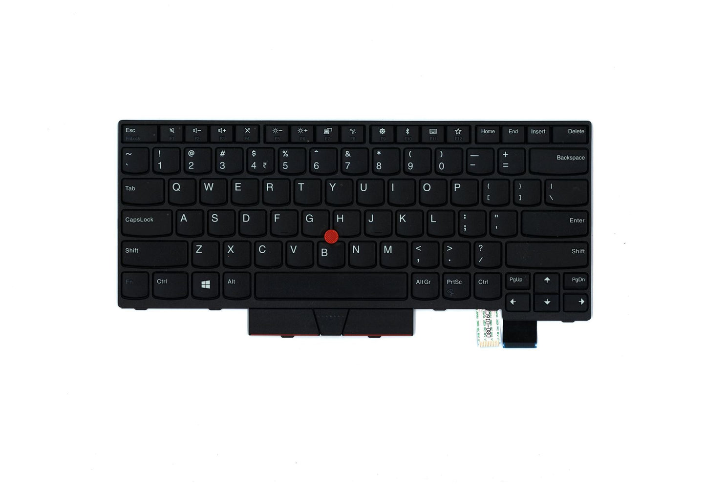 Lenovo ThinkPad T470 A475 Keyboard Indian Black 01AX400