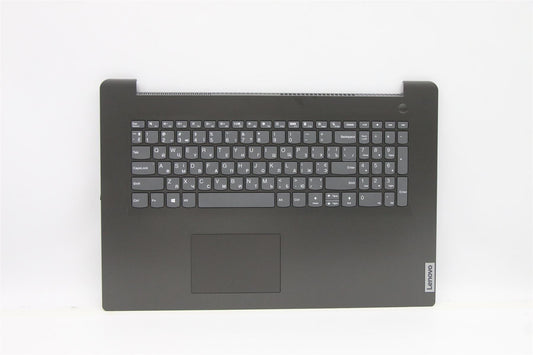 Lenovo V17 G2-ITL Palmrest Touchpad Cover Keyboard Ukrainian Grey 5CB1D01901