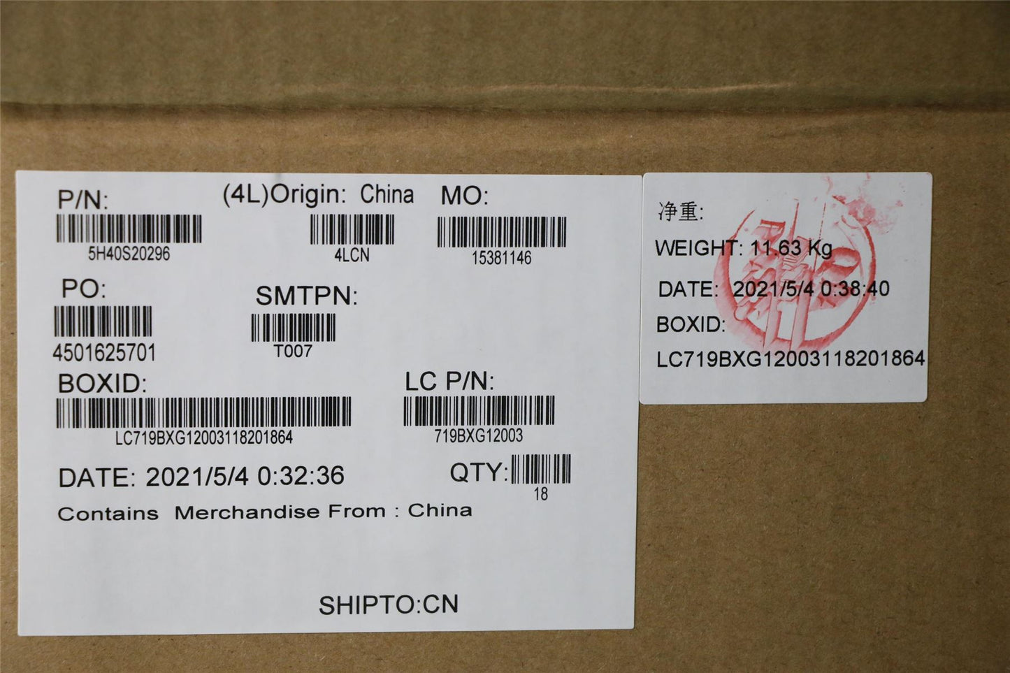 Lenovo Legion 7-16ACHg6 Fan Heatsink 5H40S20296