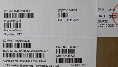 Lenovo Upper Case ASM_FRA L82RD CG RGB 5CB1H68399