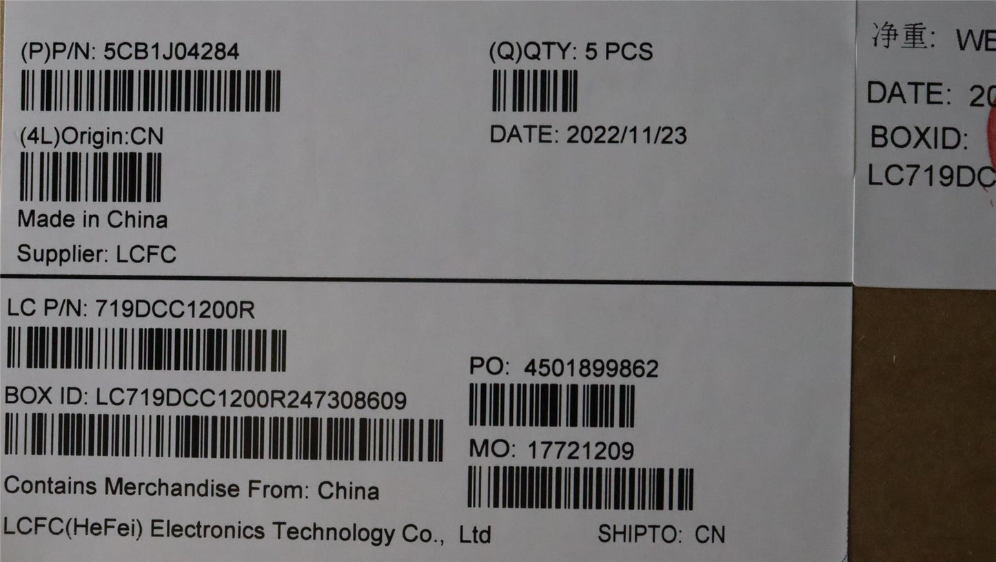 Lenovo S7 16IAH7 Palmrest Cover Touchpad Keyboard Czech Slovakian 5CB1J04284