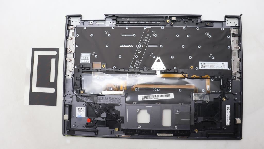 Lenovo ThinkPad X1 8th Gen Keyboard Palmrest Top Cover Slovenian Grey 5M11H62323