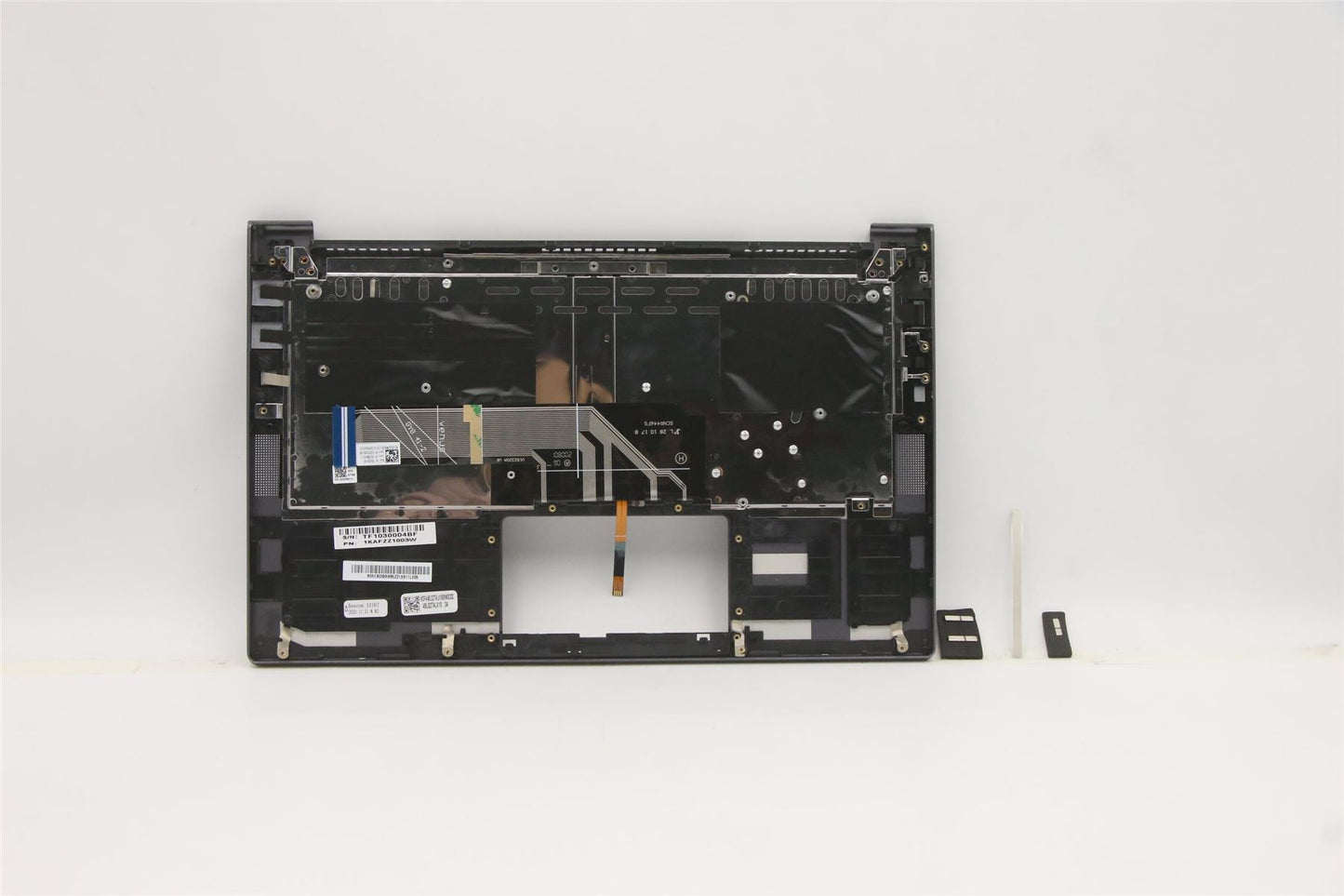 Lenovo Yoga 7-14IIL05 Keyboard Palmrest Top Cover Bulgairian Grey 5CB0X55865